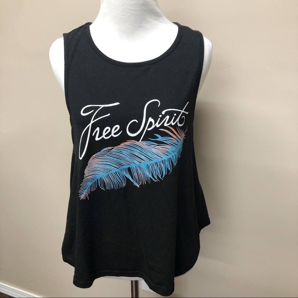 Funoc Free Spirit Oversized Graphic Tee Size Med.